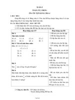 Giáo án Môn Toán 3 - Tuần 5 đến tuần 35