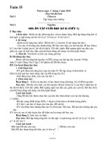 Kế hoạch bài học lớp 1 - Tuần dạy 35