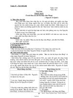 Giáo án Ngữ văn 8 - Tuần 27 và 28