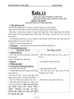 Giáo án Lớp 3 - Tuần 13 - Trường tiểu học Vĩnh Chấp