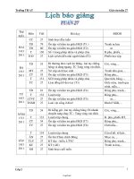 Thiết kế bài dạy lớp 2 - Tuần 27 - Trường TH AT