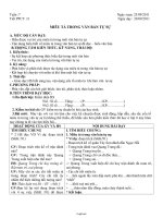 Giáo án Ngữ văn Lớp 9 - Tiết 31: Miêu tả trong văn bản tự sự - Năm học 2011-2012