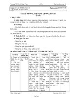 Dạy học Công nghệ 7 theo chủ đề - Chủ đề: phòng, trị bệnh cho vật nuôi (4 tiết)