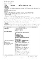 Giáo án Ngữ văn 6 - Tiết 40 đến 100 - Trường THCS Võ Trứ