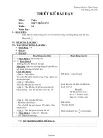 Giáo án Toán lớp 2 - Tuần 24 - Bài: Một phần tư