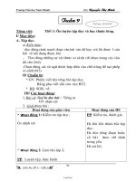 Giáo án các môn khối 3 - Tuần 9 - Trường Tiểu học Nam Thanh