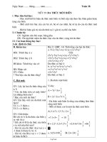 Bài giảng môn học Đại số lớp 7 - Tuần 28 - Tiết 59: Đa thức một biến (tiếp)