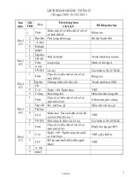 Giáo án các môn lớp 1 - Tuần 26