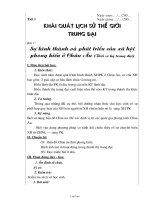 Bài giảng môn học Lịch sử lớp 7 - Bài 1: Sự hình thành và phát triển của xã hội phong kiến ở Châu Âu (Thời sơ kỳ trung đại)