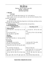 Giáo án Lớp 3 Tuần 6 - Nguyễn Thị Quế – Trường Tiểu học Dạ Trạch