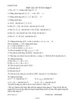 Phiếu bài tập về nhà (tuần 7)