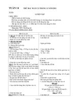 Giáo án tổng hợp lớp 3 - Tuần số 14 năm học 2011