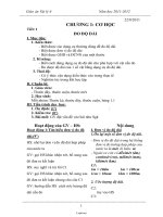 Giáo án lớp 6 môn Lí - Tiết 1 đến tiết 14