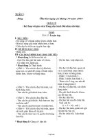 Giáo án 2 buổi Lớp 3 - Tuần 7 - Năm học 2007-2008