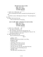 Đề khảo sát chất lượng môn : ngữ văn 7 thời gian : 60 phút năm học:2010-2011