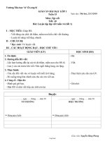 Giáo án môn Tập viết - Tiết: 40 - Bài: Luyện tập tập viết tuần 14 (tiết 1)