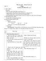 Giáo án môn Toán lớp 3 - Tiết 15: 9 cộng với một số: 9 + 5