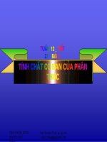 Bài giảng Đại số lớp 8 tuần 12, tiết 23, bài 2: Tính chất cơ bản của phân thức