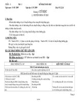 Giáo án Vật lí Khối 8 - Tiết 1, Bài 1: Chuyển động cơ học - Năm học 2009-2010