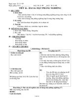 Giáo án môn học Vật lý lớp 6 - Tiết 16 - Bài 14: Mặt phẳng nghiêng