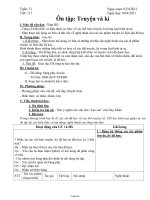 Giáo án môn Ngữ văn lớp 6 - Tuần dạy học 31