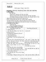 Giáo án Lớp 3 Tuần 12 - Hoàng Thị Lài - Trường Tiểu học Thái Sơn