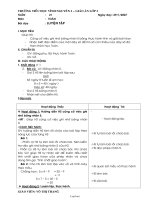 Giáo án môn Toán lớp 2 - Tuần 21 - Trường tiểu học Vĩnh Nguyên 2