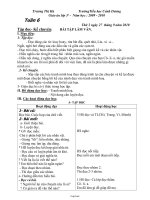 Giáo án Lớp 3 Tuần 6 - Trường Tiểu học Cảnh Dương