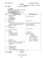 Giáo án Lớp 3 Tuần 16 - GV: Lê Phước Tuấn - Trường Tiểu Học Thanh