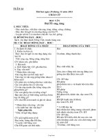 Giáo án Lớp 1 - Tuần 14 - Chuẩn KTKN và giảm tải