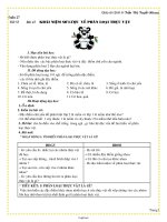 Giáo án lớp 6 môn học Sinh học - Tuần 27 - Tiết 53 - Bài 43: Khái niệm sơ lược về phân loại thực vật