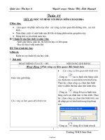 Giáo án Tin học 8 - Tiết 45-46: Học vẽ hình với phần mềm Geogebra - Đoàn Thị Ánh Nguyệt