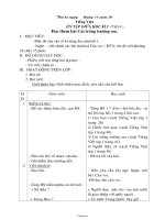 Giáo án môn Tập đọc lớp 3 - Tiết 36: Ôn tập giữa học kì I (tiết 4)