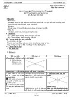 Giáo án Hình học 7 - Trường THCS Liêng Srônh
