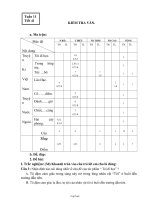 Bài giảng môn học Ngữ văn lớp 7 - Tuần 11 - Tiết 41: Kiểm tra văn
