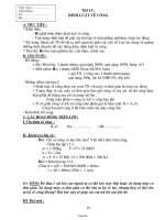 Giáo án Vật lí lớp 8 - Tiết 15 : Định luật về công