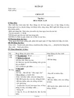 Thiết kế bài học lớp 1 - Tuần 27