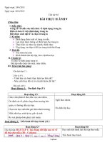 Giáo án Tin học 7 - Tiết 64-65: Bài thực hành 9 - Năm học 2010-2011