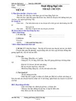 Giáo án dạy Ngữ văn 6 tiết 69: Hoạt động ngữ văn thi kể chuyện