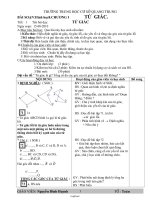 Giáo án Hình học 8 - Tiết 1-11 - Năm học 2010-2011 - Nguyễn Đình Huynh