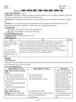 Giáo án lớp 6 môn Giáo dục công dân - Bài 11: Mục đích học tập của học sinh