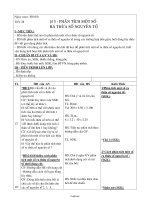 Giáo án lớp 6 môn học Đại số - Tiết 28 - Bài 15: Phân tích một số ra thừa số nguyên tố