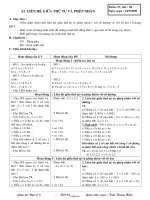 Giáo án Đại số 8 - GV: Trần Trung Hiếu - Tiết 58: Liên hệ giữa thứ tự và phép nhân