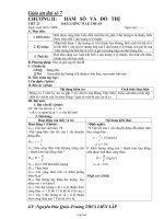 Bài giảng môn học Đại số lớp 7 - Tiết 23: Đại lượng tỉ lệ thuận (Tiết 1)