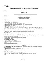 Giáo án các môn khối 3 - Tuần 6 năm 2009