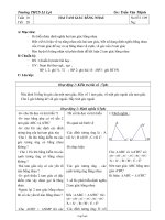 Giáo án Thể dục Lớp 6 - Tiết 60: Kiểm tra bật nhảy