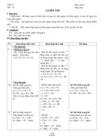 Giáo án lớp 6 môn học Số học - Tuần 17 - Tiết 52 - Luyện tập