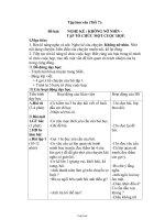 Giáo án Lớp 3 môn Tập làm văn - Tiết 7: Đề bài: Nghe kể : Không nỡ nhìn - Tập tổ chức một cuộc họp
