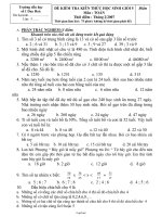 Đề kiểm tra kiên thức học sinh giỏi 5 môn: Toán