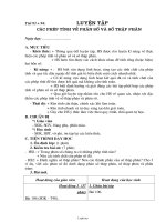 Giáo án Số học khối 6 - Tiết 93 + 94: Luyện tập các phép tính về phân số và số thập phân